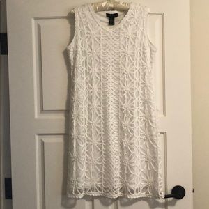 White boutique dress